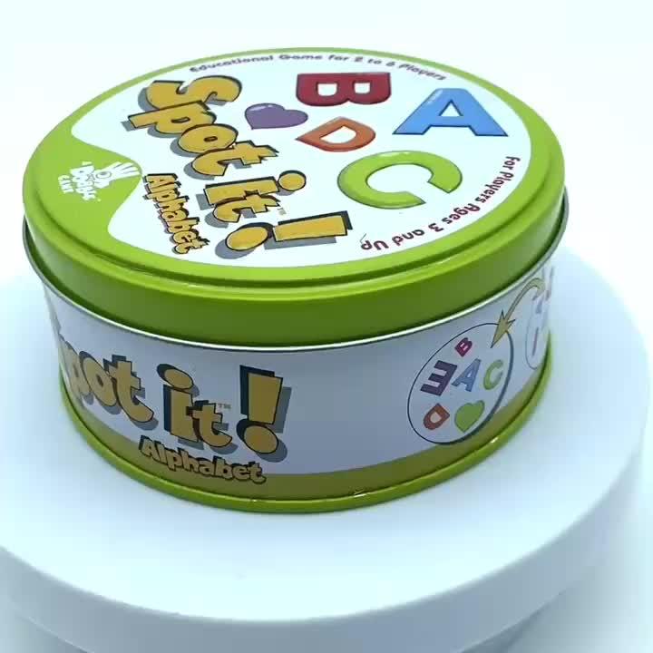 Spot It Alphabet Fun Family Party Game