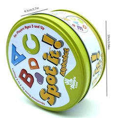 Spot It Alphabet Fun Family Party Game