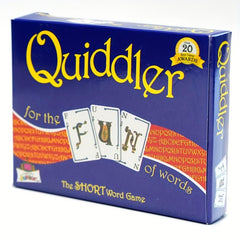 Quiddler Card Game - Family Game Nights Fun - Make Short Words to Win