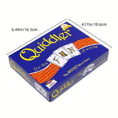 Quiddler Card Game - Family Game Nights Fun - Make Short Words to Win