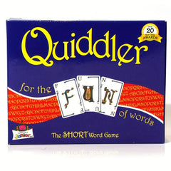Quiddler Card Game - Family Game Nights Fun - Make Short Words to Win