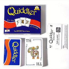 Quiddler Card Game - Family Game Nights Fun - Make Short Words to Win