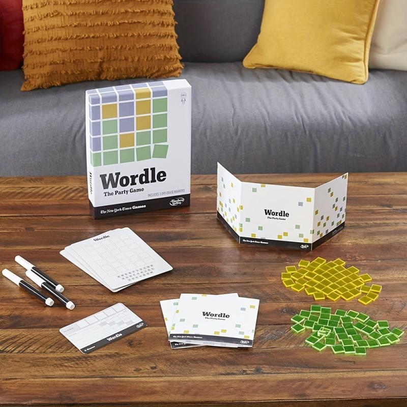 Wordle Party Game for 2-4 Players Ages 14+