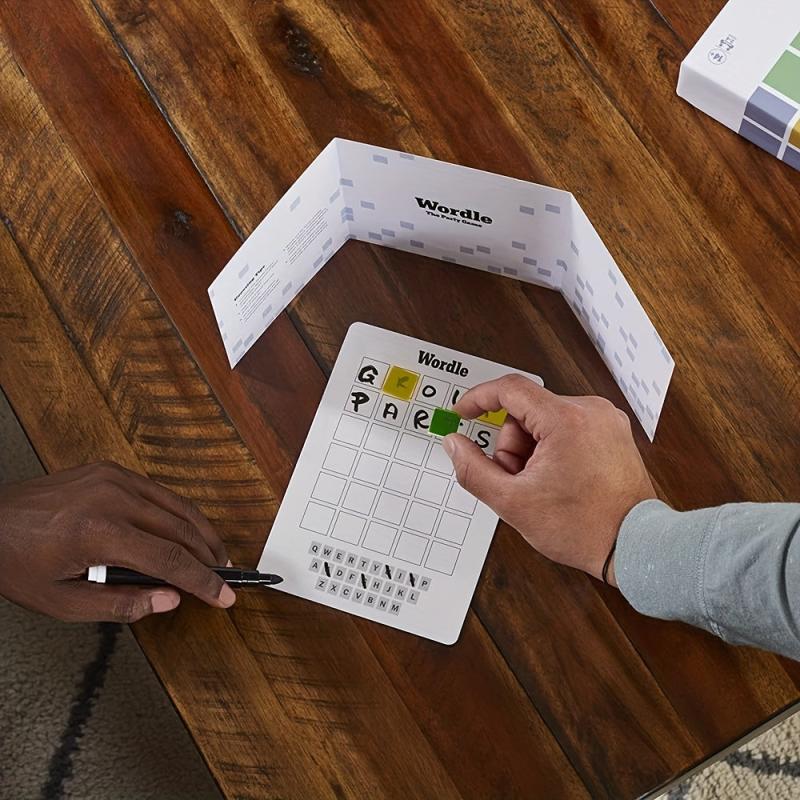 Wordle Party Game for 2-4 Players Ages 14+