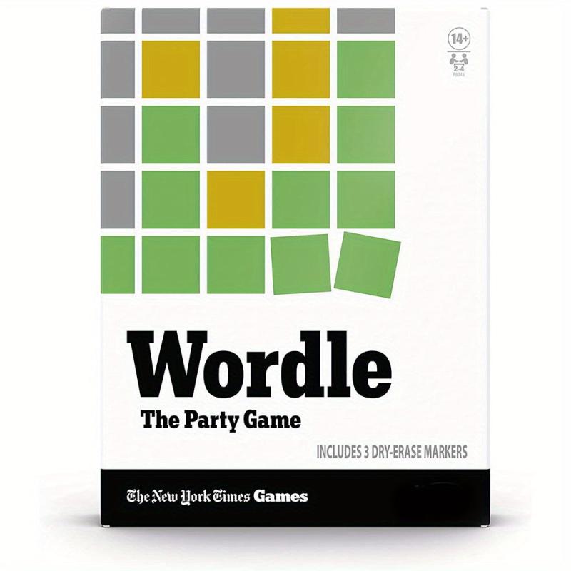 Wordle Party Game for 2-4 Players Ages 14+