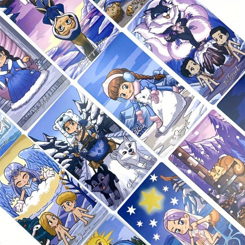 Winter Tarot Cards English Casual Party Board Games