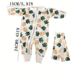 2pcs Doll Pineapple Pajamas and Headband Set for 43 Dolls