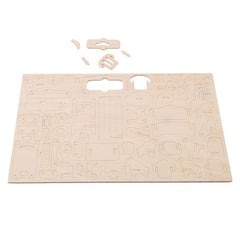 34 Piece Mini 3D Wooden Puzzle Set for 1 12 Dollhouse Furniture and Dolls