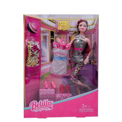 11.5-inch Princess Doll Box with Clothes and Dresses for Children Party