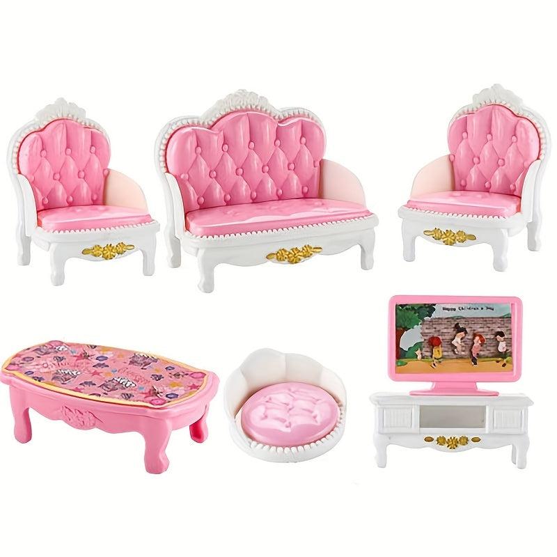 12-Piece Home Furniture Set for Dollhouse