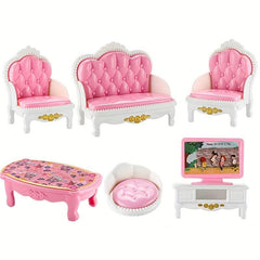 12-Piece Home Furniture Set for Dollhouse