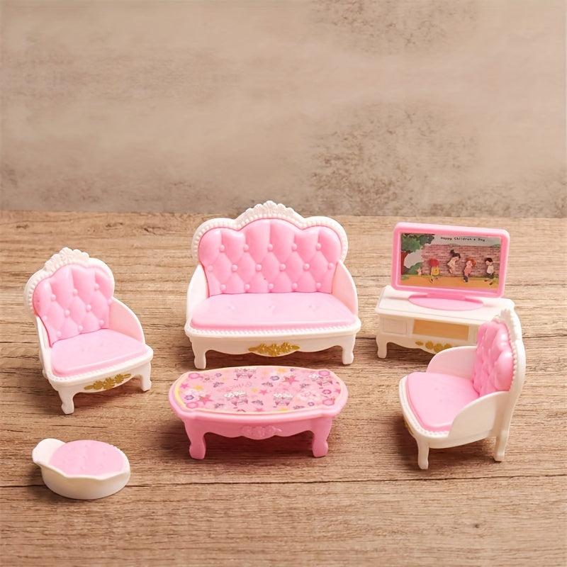 12-Piece Home Furniture Set for Dollhouse