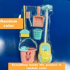 Mini Doll House Cleaning Set - Educational Puzzle for Kids