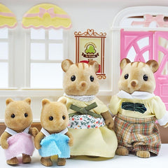 1:12 Mini Forest House Furniture - Brown Bear & Squirrel Doll Simulation Set