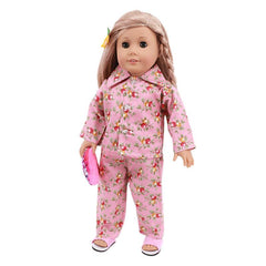 Long Sleeve Shirt And Pants Set For 18in Girl Dolls