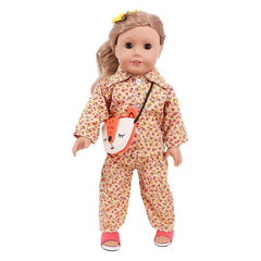 Long Sleeve Shirt And Pants Set For 18in Girl Dolls
