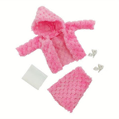 11 Inch Pink Doll Clothes Long Sweater Autumn Winter Style
