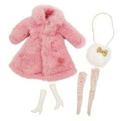 11 Inch Pink Doll Clothes Long Sweater Autumn Winter Style