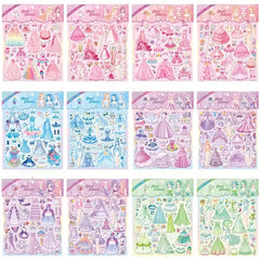 Dress Up Sticker Books Set 3D Stickers Puffy Stickers for Kids Random Pattern