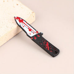 1/12 Dollhouse Horror Scissors Ax Halloween Decor Spoof Props Ornament Model