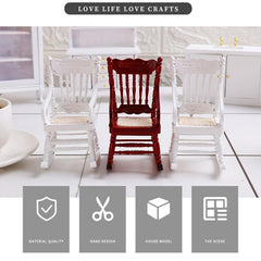 Mini Chaise Longue 1:12 Fairy Dollhouse Furniture DIY Accessories
