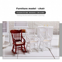Mini Chaise Longue 1:12 Fairy Dollhouse Furniture DIY Accessories