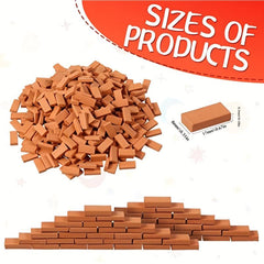 100pcs Mini Model Brick Block Dollhouse Toy Accessories