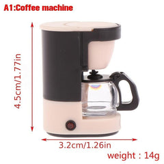 Dollhouse Mini Juicer Coffee Machine Small Appliance Decoration