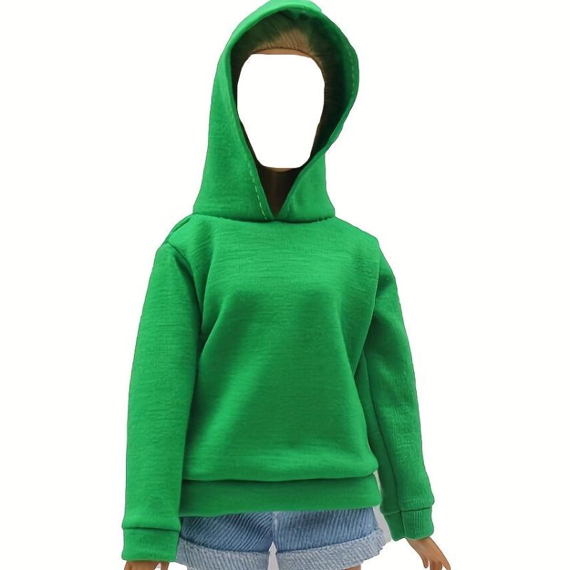 Sweatshirt Doll Clothes 1 6 Doll Accessories Solid Loose Hooded Sweater