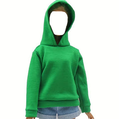 Sweatshirt Doll Clothes 1 6 Doll Accessories Solid Loose Hooded Sweater