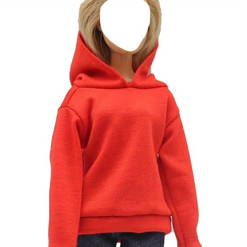 Sweatshirt Doll Clothes 1 6 Doll Accessories Solid Loose Hooded Sweater