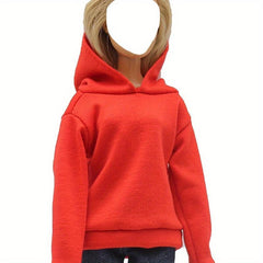 Sweatshirt Doll Clothes 1 6 Doll Accessories Solid Loose Hooded Sweater