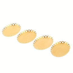 Dollhouse Mini Metal Small Tray Micro Food Play 1 12 Scene Toy Model