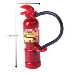 Mini Resin Fire Extinguisher Ornament for 1:12 Dollhouse