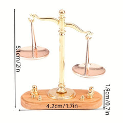 1:12 Dollhouse Mini Balance Scale Model Toy For Decoration