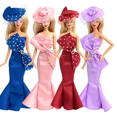 Stylish Mermaid Butterfly Dress for Princess - Perfect for Noble Parties