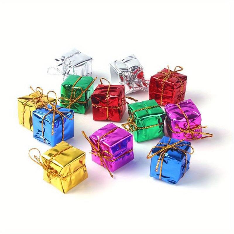 12pcs Small Christmas Ornaments Tree Decorations Party Gift