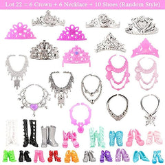 32 Doll Clothes and Accessories Set for 11-Inch Dolls