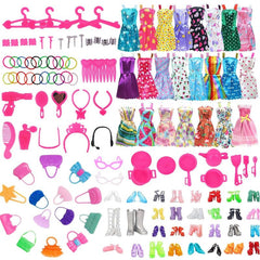 68pcs Doll Accessories Set Princess Doll Accesso...