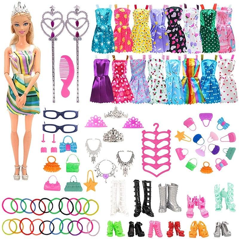 68pcs Doll Accessories Set Princess Doll Accesso...