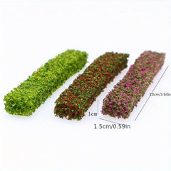 3pcs Doll House Mini Plant Set for Fairy Garden Scene