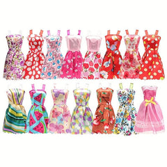 10-Piece Stylish Dress & Accessories Set - Ideal Gift for Girls