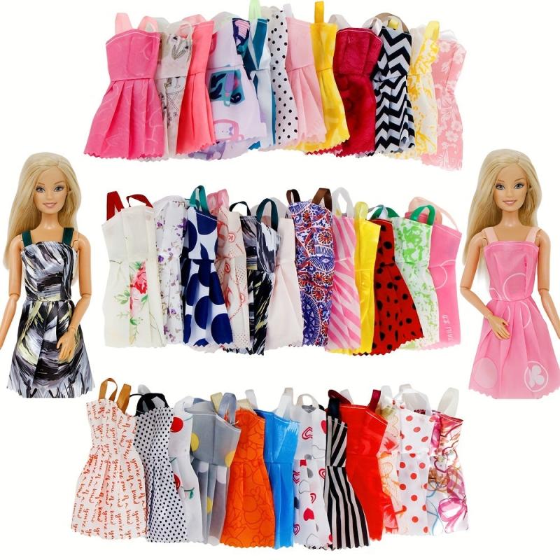 10-Piece Stylish Dress & Accessories Set - Ideal Gift for Girls