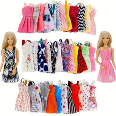 10-Piece Stylish Dress & Accessories Set - Ideal Gift for Girls