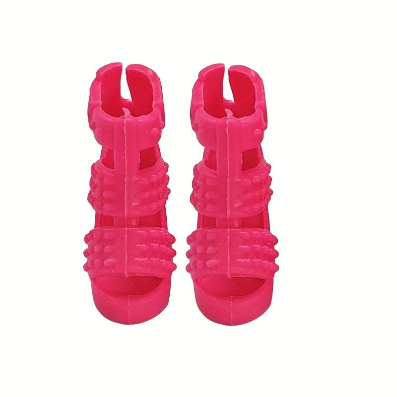 20 Pairs Random Style Doll Shoes Sandals High Heels 11 81inch Dress Up Shoes