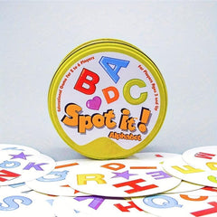 Spot It Iron Box Fun Game for Kids Families and Parties