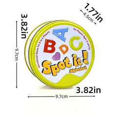 Spot It Iron Box Fun Game for Kids Families and Parties