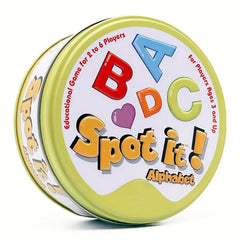 Spot It Iron Box Fun Game for Kids Families and Parties