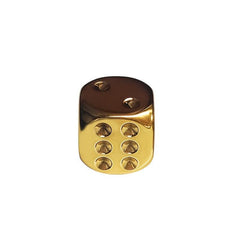 Solid Brass Bar Games Dice Manual Polishing Six Sided