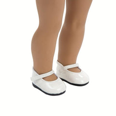 Leather Shoes for 45-72 cm American Doll, Set of 9 Colors